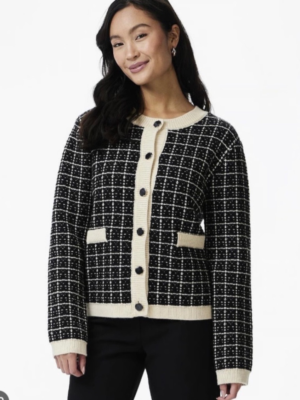 YAS Knit Cardigan Sweater NWT